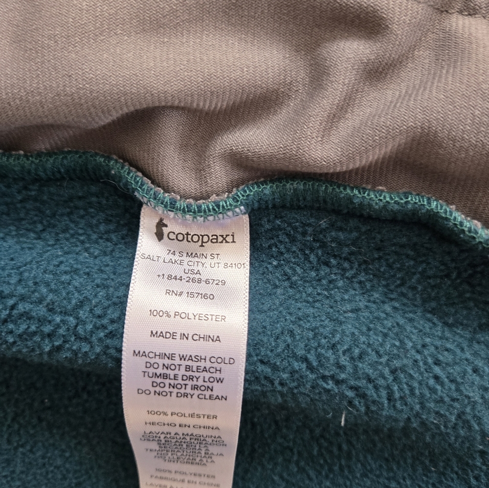 Teal and Pink Hooded Jacket Cotopaxi Size XS Teca - Picture 6 of 6